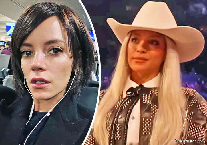 Lily Allen Goes HARD At Beyoncé -- Calls Her Move Into Country Music 'Weird' & 'Calculated'!