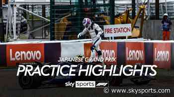 Highlights: The best moments from practice at the Suzuka Circuit