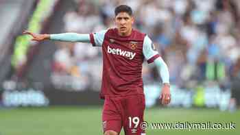 West Ham boss David Moyes urges Edson Alvarez to improve his discipline ahead of his return from suspension... as he admits the Irons have missed the 'hugely important' midfielder in their last two matches