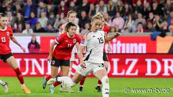 Knapper Sieg statt Blamage: DFB-Frauen trotzen üblem Start und Chancenwucher