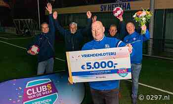 VriendenLoterij steunt SV Hertha uit Vinkeveen met 5.000 euro