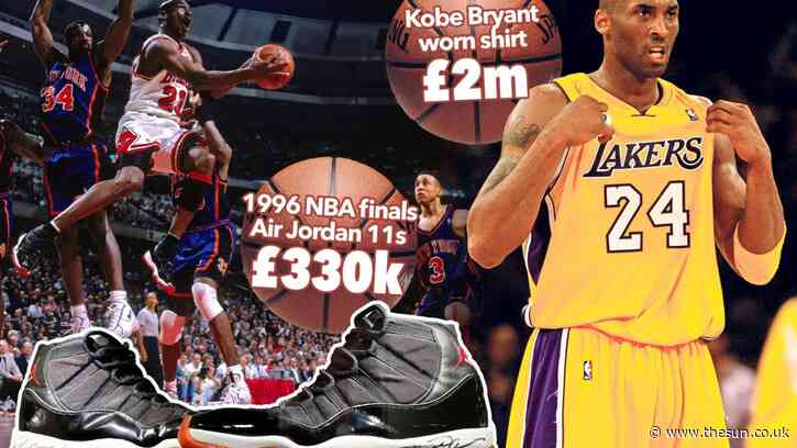 Basketball gear from legends Michael Jordan and Kobe Bryant set to fetch millions at auction