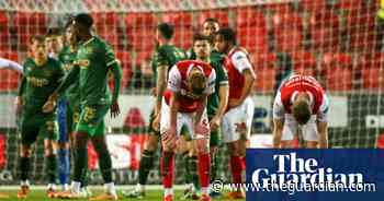 Rotherham relegated from Championship after Plymouth defeat