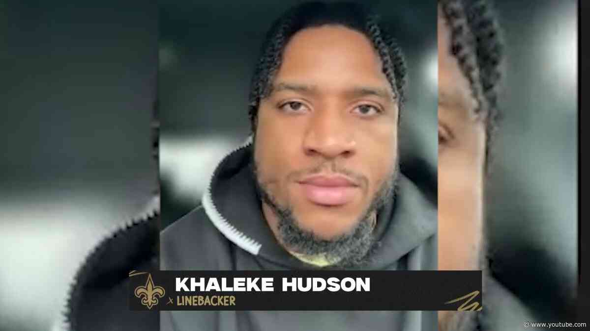 Khaleke Hudson's 1st Interview | New Orleans Saints