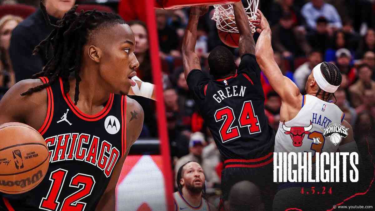 HIGHLIGHTS: Chicago Bulls beat Knicks 108-100 behind Javonte Greens’s career-high 25 points