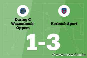 Korbeek Sport verslaat DC Wezembeek-Oppem
