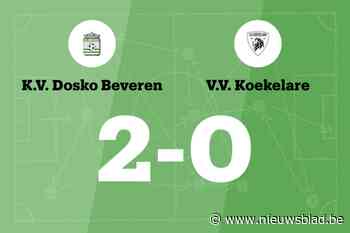 Dosko Beveren B maakt tegen VV Koekelare B einde aan reeks zonder zege