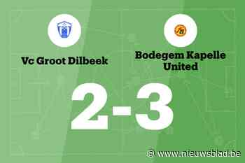 Ondanks achterstand bij rust wint BOKA United B van VC Groot-Dilbeek