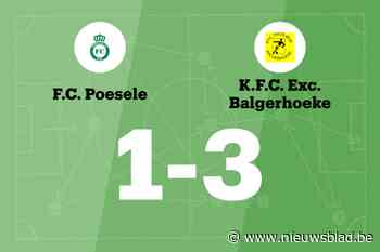 Neys maakt twee goals voor Excelsior Balgerhoeke in wedstrijd tegen FC Poesele B