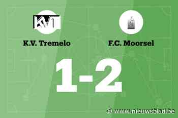 Zes opeenvolgende overwinningen voor FC Moorsel na 1-2 winst tegen KV Tremelo