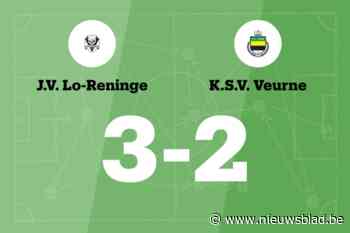 Ondanks achterstand bij rust wint JV Lo-Reninge van SV Veurne B