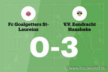 Ongeslagen reeks van FCG Sint-Laureins B beëindigd door Eendracht Hansbeke
