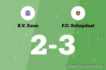 FC Schepdaal B wint met doelpunt verschil tegen KV Zuun B