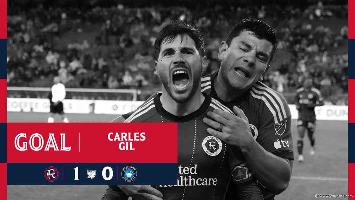 GOAL | Carles Gil finishes off Nacho’s rebound to give Revs lead just before halftime