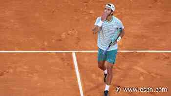 Musetti upsets Fritz at Monte Carlo Masters
