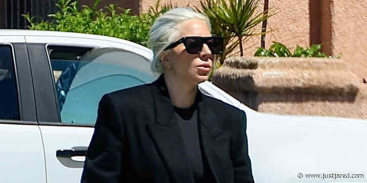 Lady Gaga Enjoys West Hollywood Sunshine While Visiting a Friend