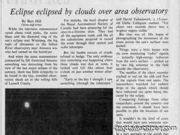Ottawa’s last total solar eclipse — in 1979 — was a total letdown