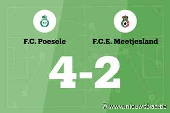 FC Poesele wint sensationeel duel met FCE Meetjesland