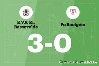 Klauwaarts Bassevelde wint duel met FC Rooigem