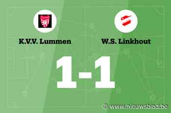 VV Lummen en WS Linkhout verdelen de punten