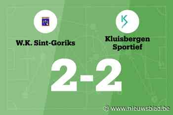Winnende reeks van Kluisbergen Sportief B eindigt na wedstrijd tegen WK Sint-Goriks