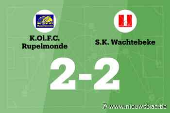SK Wachtebeke sleept gelijkspel uit de brand in de uitwedstrijd tegen FC Rupelmonde