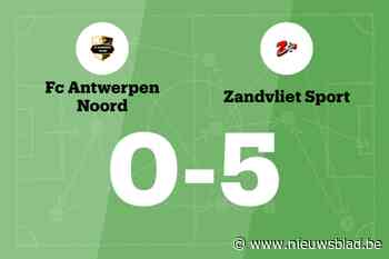 Wedstrijd tussen Antwerpen Noord en Zandvliet B eindigt in forfaitscore