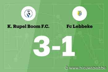 Rupel Boom boekt overtuigende zege op FC Lebbeke
