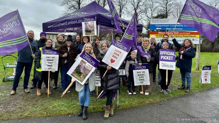 Health workers in South West celebrate double lump-sum victory