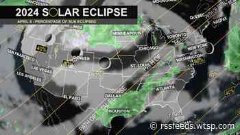 2024 Solar eclipse forecast: Will clouds obstruct our view in Tampa Bay?
