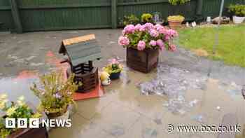 Wet wipes cause raw sewage flood in woman's garden