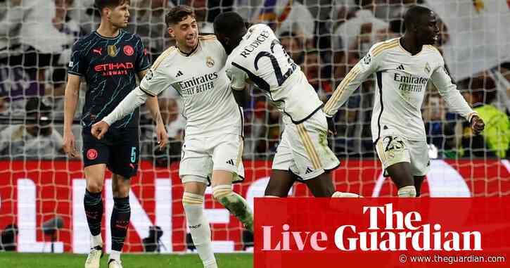 Real Madrid 3-3 Manchester City: Champions League quarter-final, first leg – live reaction