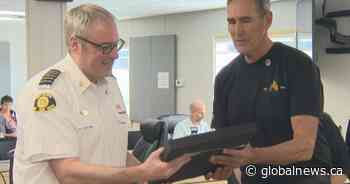 West Kelowna fire chief Jason Brolund recognized for work during devastating wildfire