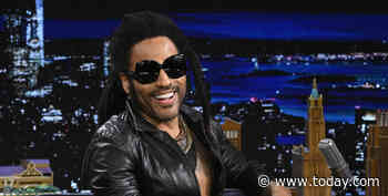 Lenny Kravitz shares video of him working out in full rockstar attire