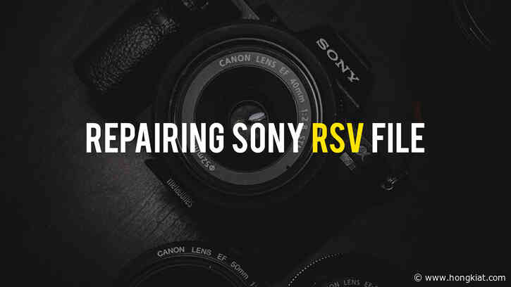 How to Recover RSV Files on Sony Cameras