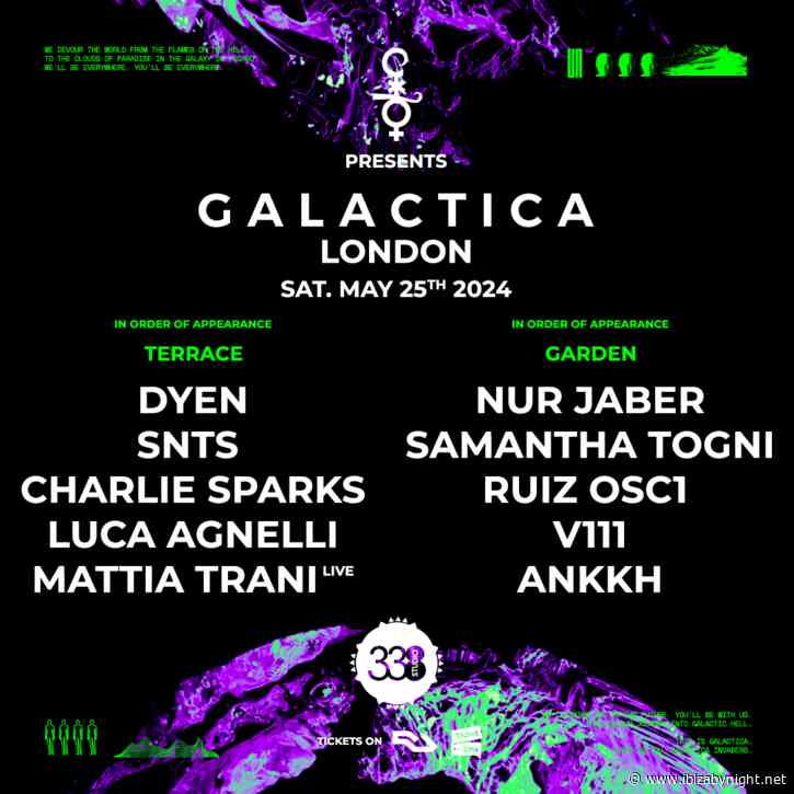 Galactica London: the line up!