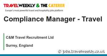 C&M Travel Recruitment Ltd: Compliance Manager - Travel