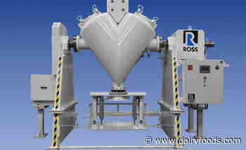 ROSS V Cone Blenders provide gentle and effective mixing