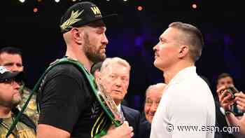 Punch drunk: Fury teases Usyk with 15-beer jibe