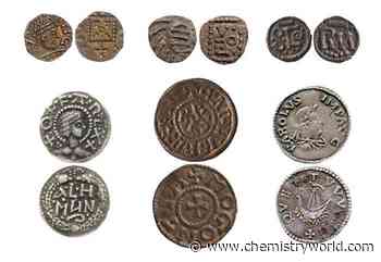 Chemical analysis reveals origins of early English silver coins