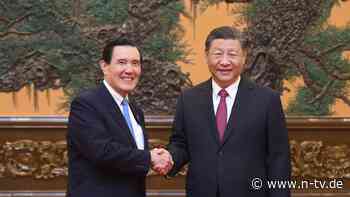 Kriegsgefahr in Asien: Taiwans Ex-Präsident besucht China - Peking droht weiter