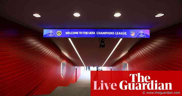 Atlético Madrid v Borussia Dortmund: Champions League quarter-final – live