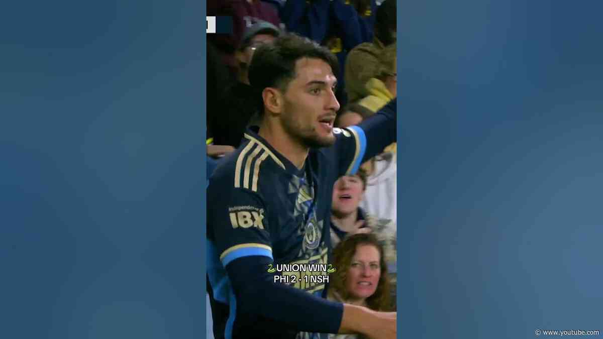 we love a goalzdag 90th minute game winner 🤑 #gamewinner #goal #mls #philadelphiaunion