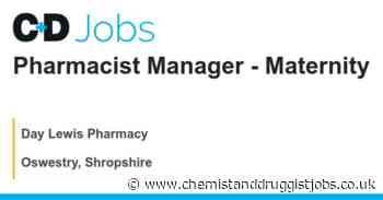 Day Lewis Pharmacy: Pharmacist Manager - Maternity