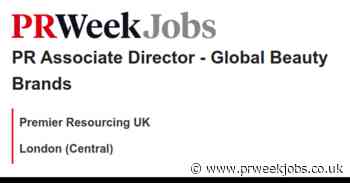 Premier Resourcing UK: PR Associate Director - Global Beauty Brands