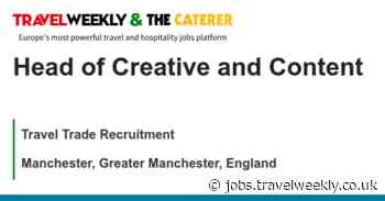 Travel Trade Recruitment: Head of Creative and Content