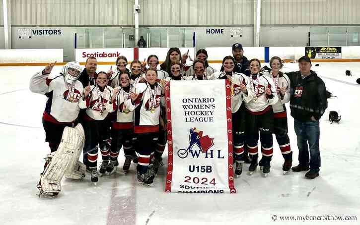  The U15 Bancroft Girls Jets are gold medal champions-U15 & U13 jets off to Toronto for provincial play off