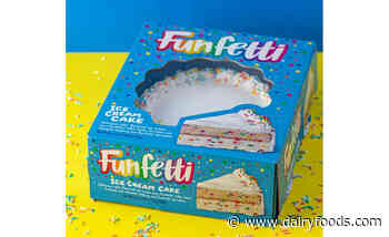 Funfetti Ice Cream Cake launched nationwide at grocery retailers