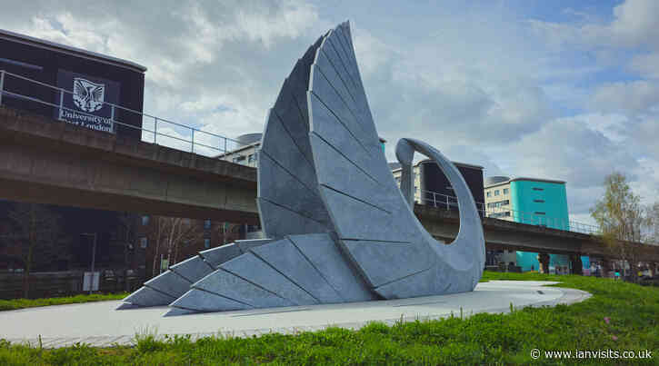 A phoenix emerges: New public sculpture unveiled near Gallions Reach DLR station