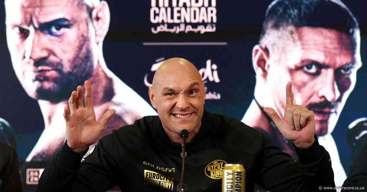 Tyson Fury tells Oleksandr Usyk he'd beat him after '15 pints' as trash talk ramps up ahead of heavyweight showdown